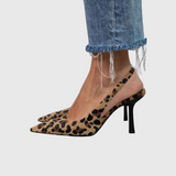Klaudia – Eleganckie Czółenka Slingback na Szpilce