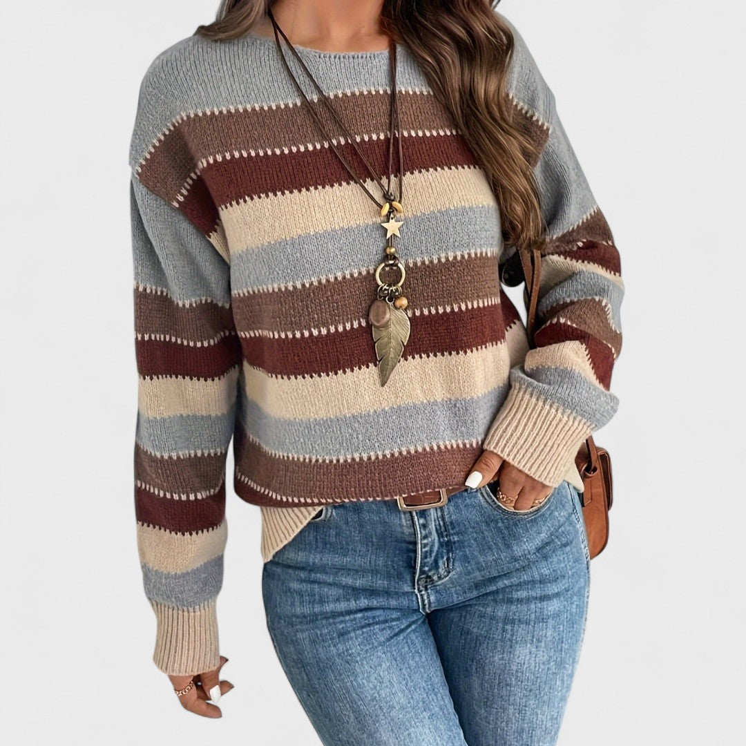 Zofia – Casualny Sweter Vintage dla Kobiet