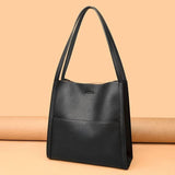 Serelina | Minimalistyczna Torebka Shopper z Podwójnym Uchem