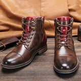 Ethan | Skórzane Botki Oxford Artisanales