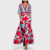 Elise - Elegancka sukienka w kwiaty