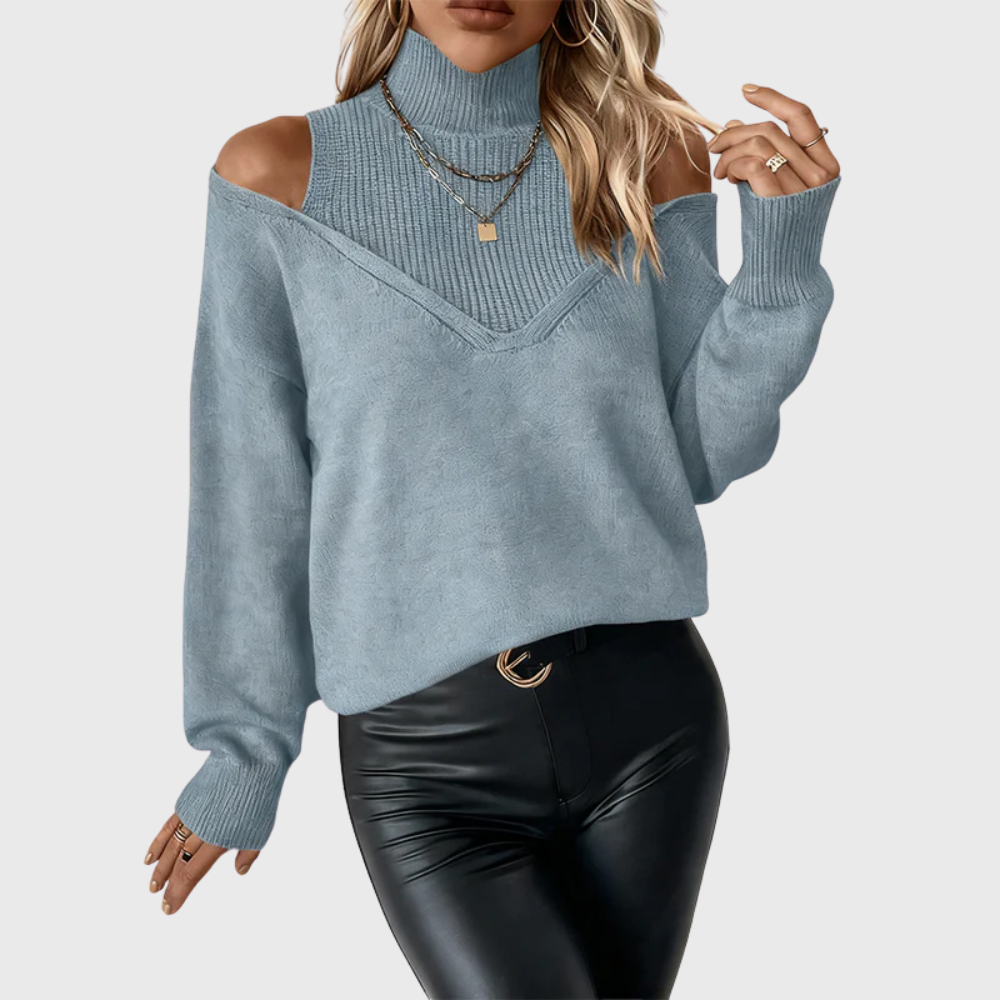 Michalina - Elegancki damski sweter z wełny