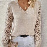 Marta - Sweter z Dekoltem w Serek Couture
