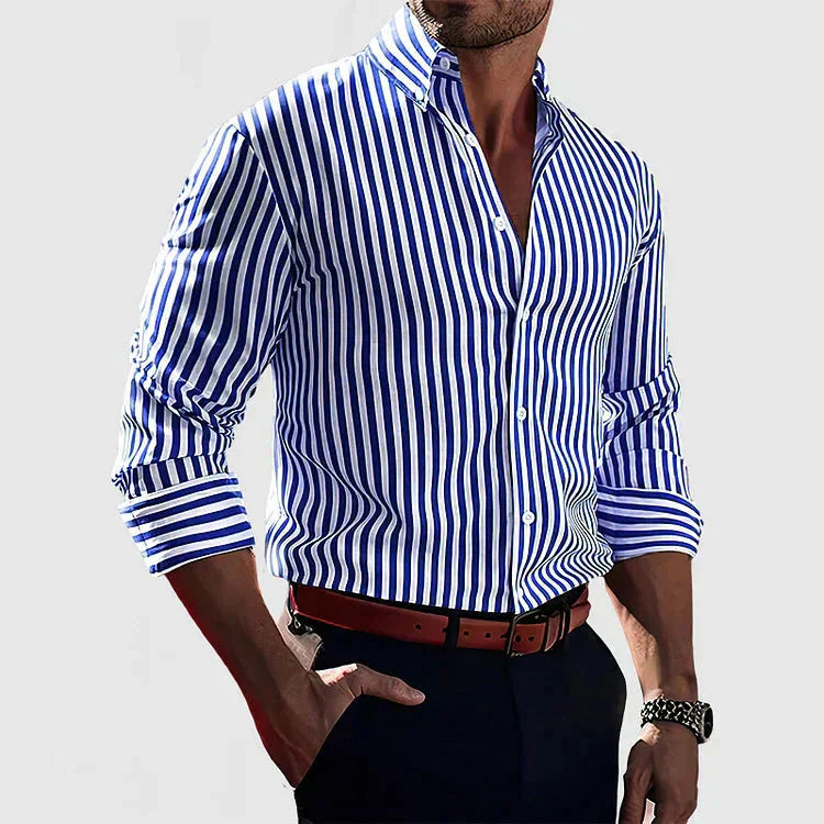 Koszula Overshirt Soft Blend - Paski