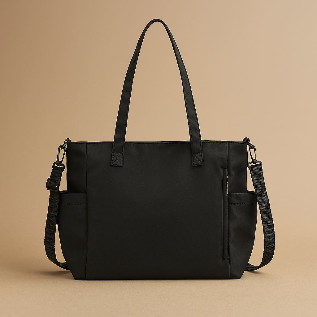 Mila | Torba Shopper z Długim Paskiem