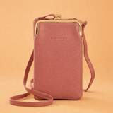 Stylowa damska torba na telefon typu crossbody z wytrzymałej skóry PU