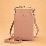 Stylowa damska torba na telefon typu crossbody z wytrzymałej skóry PU
