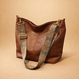 Stylowa damska skórzana torba typu tote Elegancki design Przestronne wnętrze