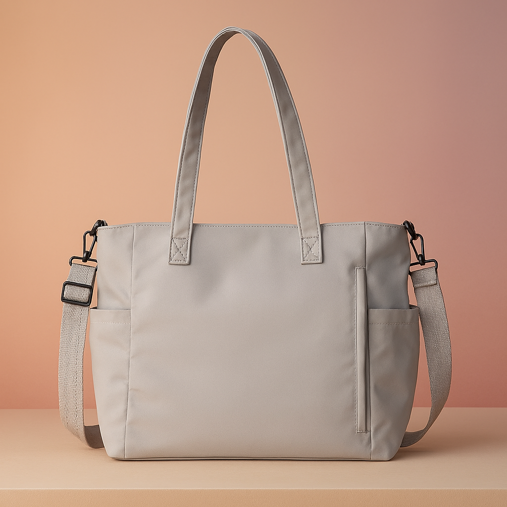 Mila | Torba Shopper z Długim Paskiem