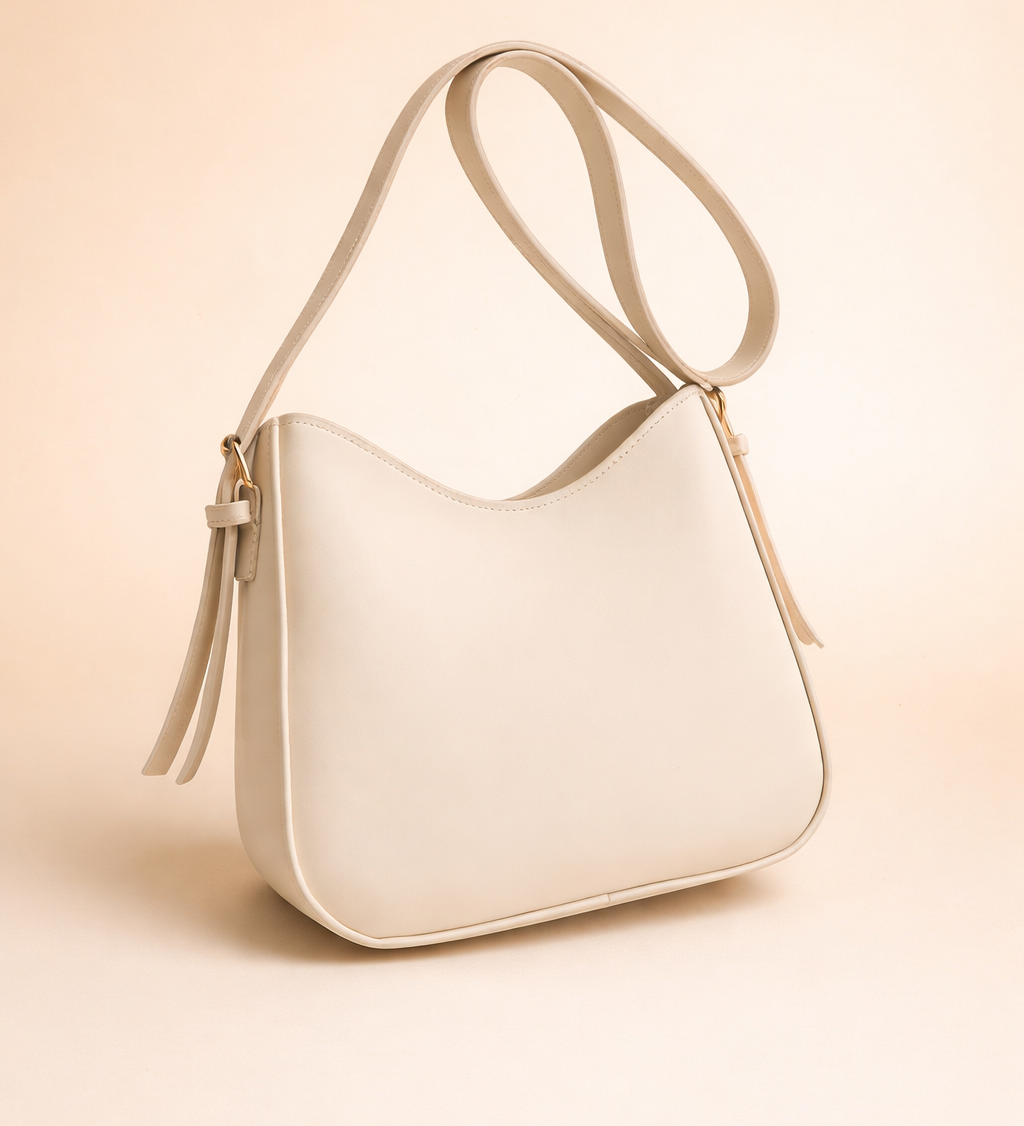 Minimalistyczna damska torebka typu crossbody z eleganckiej skóry wegańskiej
