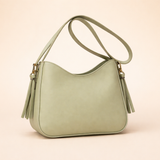 Minimalistyczna damska torebka typu crossbody z eleganckiej skóry wegańskiej