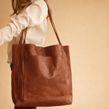 Uniseksowa, ręcznie robiona, elegancka torba Premium Full Grain