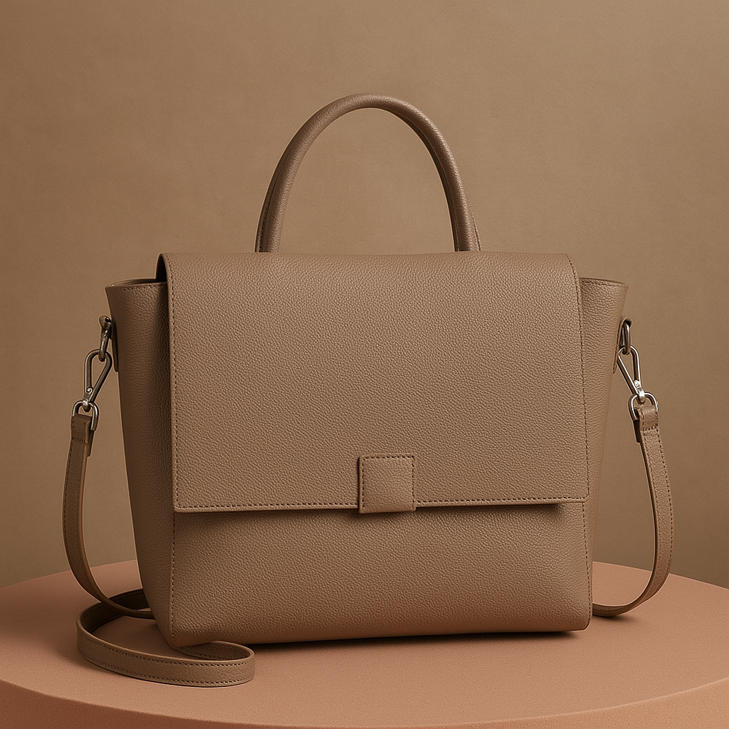 Eva | Minimalistyczna Torba na Ramię z Klapką